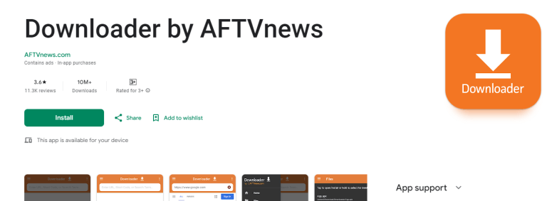 Downloader by AFTVnews - set up iptv on android