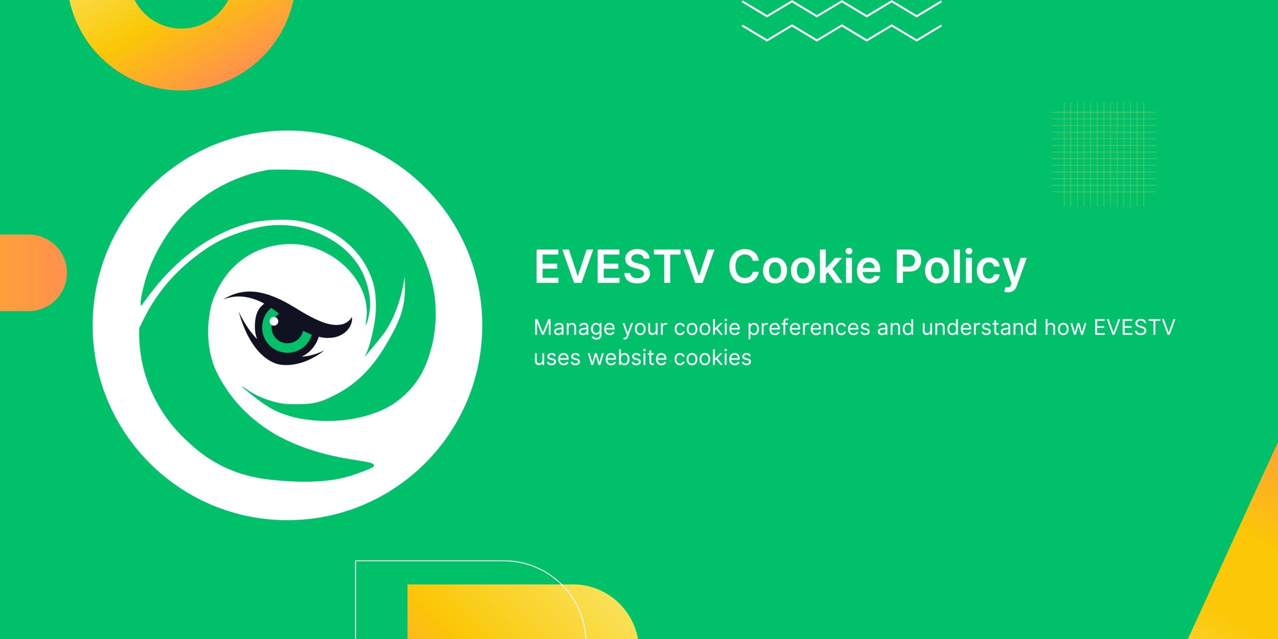 EVESTV cookie policy and cookie management settings